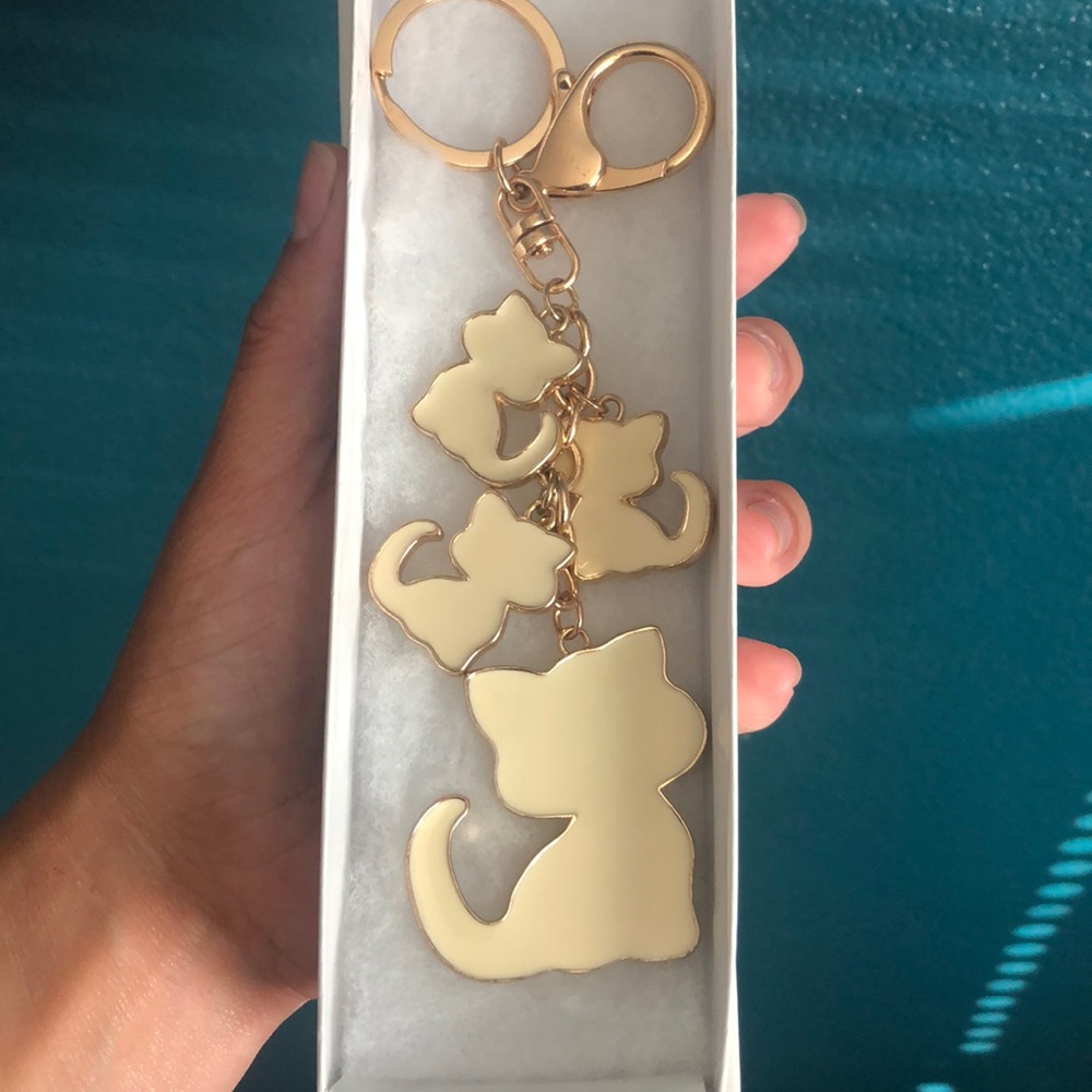 Cat keychain